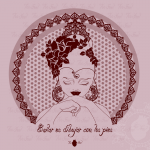 Camiseta manga corta negra. Flamenca, ámbar, toofeel moda alternativa