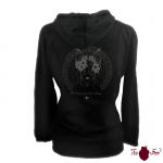 Sudadera mujer, negra. Japonesa, gris. Toofeel moda alternativa
