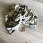 Modelo Turbante multipostura. Estampado 15. Toofeel