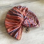 Modelo Turbante multipostura. Estampado 11. Toofeel