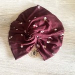 Modelo Turbante multipostura. Estampado 5. Toofeel