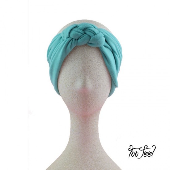 Modelo trenza. Básicos. Turquesa. Toofeel
