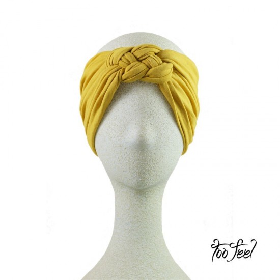 Modelo trenza. Básicos. Mostaza. Toofeel