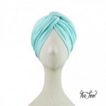Modelo Turbante multipostura. Turquesa. Toofeel