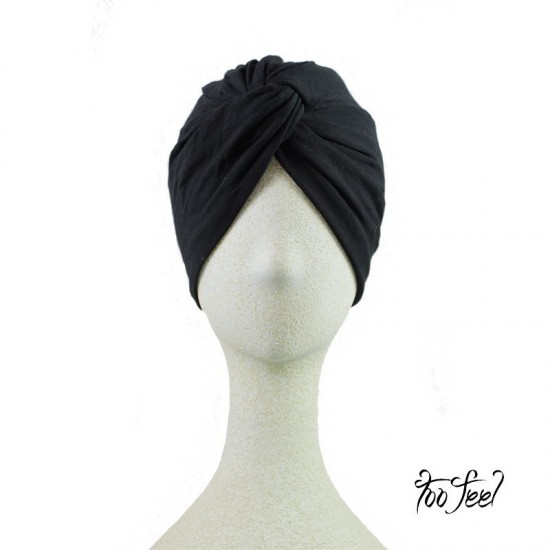 Modelo Turbante multipostura. Negro. Toofeel