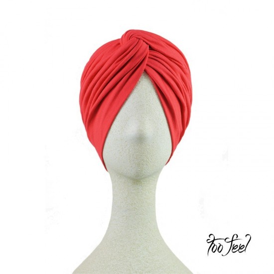 Modelo Turbante multipostura. Rojo. Toofeel