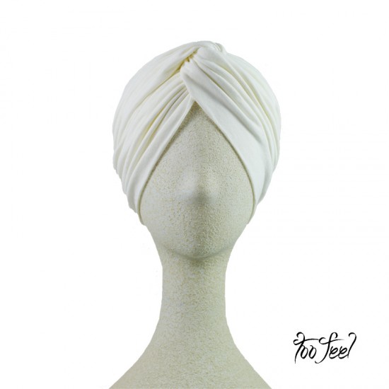 Modelo Turbante multipostura. Blanco. Toofeel