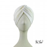 Modelo Turbante multipostura. Blanco. Toofeel
