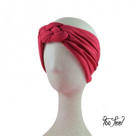 Modelo trenza. Básicos. Rojo. Toofeel