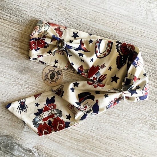 Pañuelo multipostura. Estampado 6. Toofeel moda alternativa