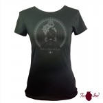 Camiseta manga corta negra. Flamenca, gris, toofeel moda alternativa
