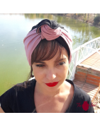 Modelo turbante multipostura con pañuelo 