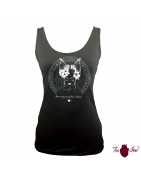 Camisetas de tirantes para mujer, diseño japonesas.