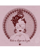 Camiseta de mujer, tirantes. Estampado de flamenca