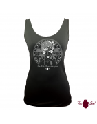 Camiseta de tirantes estampado de africana. Toofeel moda alternativa